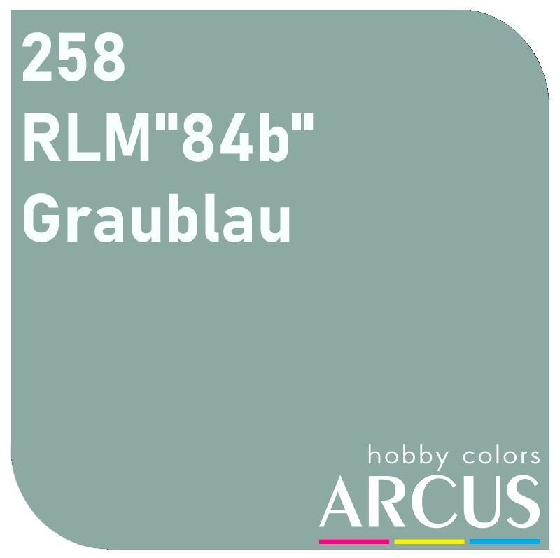 E258 RLM 84b Graublau Al RLM 84b Graublau ARC e258-rlm-84b-graublau-al-rlm-84b-graublau-arc