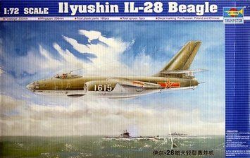 Збірна модель Trumpeter іл-28 - 1:72 масштабна з пластику, гелікоптери та вертольоти TRU01604 фото