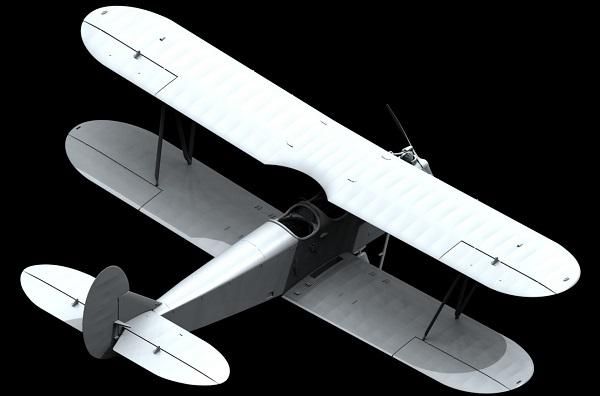 Збірна модель 1:48 літака У-2 / По-2 на лижах ICM48251 фото