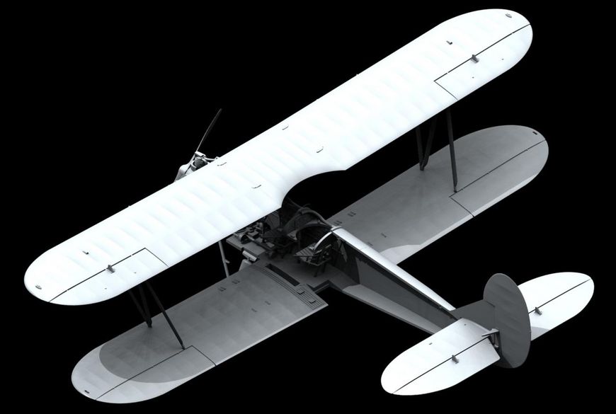 Сборная модель 1:48 самолета У-2 / По-2 на лыжах ICM48251 фото