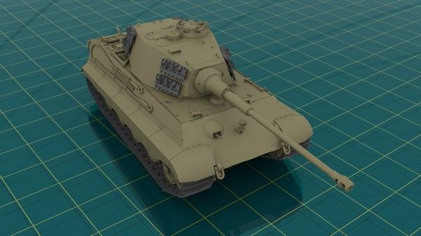 Сборная модель 1:35 танка Pz.Kpfw.VI Ausf. B 'Королевский Тигр' ICM35363 фото