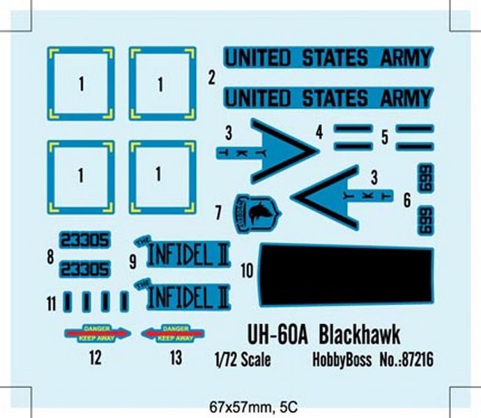 UH-60A 'Black Hawk' - 1:72 HB87216 фото