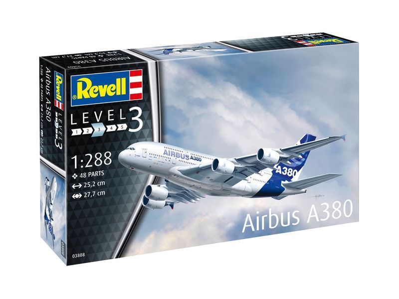 Сборная модель самолета Airbus A380 1/288, Revell 03808, военная авиация после 1945 г. RV03808 фото