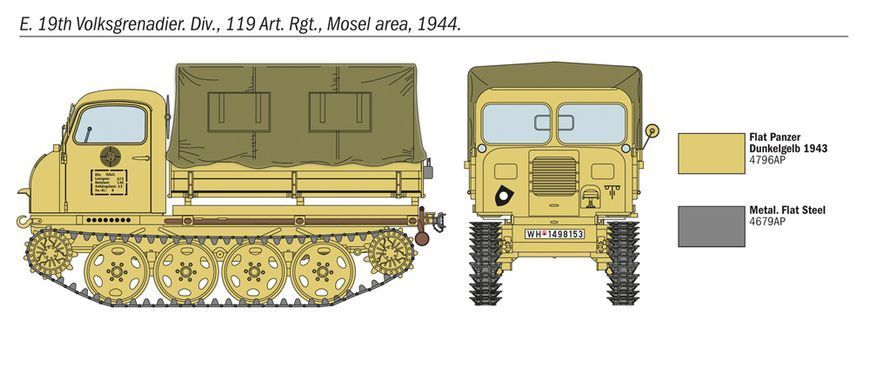 Збірна модель автомобіля Steyr RSO/01 з солдатами 1/35, Italeri 6549, військові автомобілі ITL6549 фото